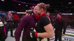 UFC 184: Ronda Rousey Octagon Interview 