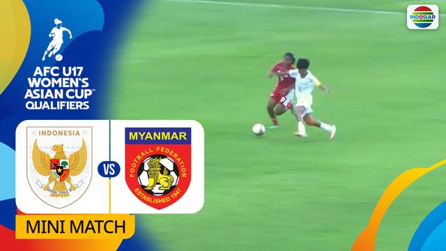 Indonesia VS Myanmar - Mini Match | AFC U17 Women's Asian Cup Qualifiers
