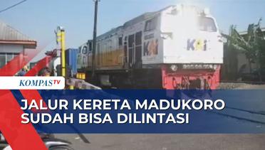 Jalur Rel Kereta Api Madukoro Sudah Bisa Dilewati Pasca Insiden Tabrakan KA Brantas dan Truk