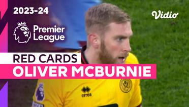 Kartu Merah: Oliver McBurnie (Sheffield United) | Burnley vs Sheffield United | Premier League 2023/24