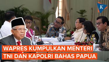 Wapres Kumpulkan Menteri, Panglima TNI dan Kapolri Bahas Kondisi Papua