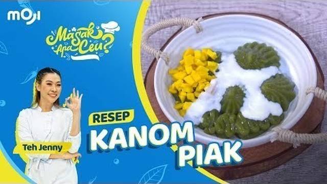 RESEP KANOM PIAK, PUDING PANDAN MANIS ASLI THAILAND  | MASAK APA CEU? - Moji