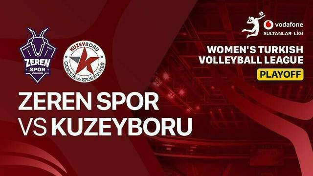 Playoffs: Zerenspor vs Kuzeyboru - Full Match | Women's Turkish Volleyball League