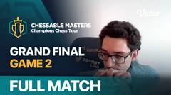 Full Match | Grand Final: Fabiano Caruana vs Hikaru Nakamura - Game 2 | Champions Chess Tour 2022/23