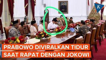 Respons Gerindra Soal Prabowo Diviralkan Tidur saat Rapat dengan Jokowi