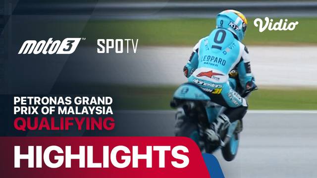 Moto3 Qualifying: MotoGP 2024 Round 19 - PETRONAS Grand Prix of Malaysia - Highlights  | MotoGP 2024