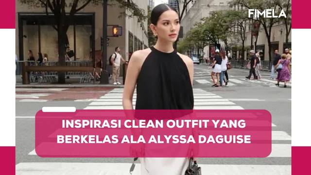 6 Gaya Berkelas Alyssa Daguise Tamppil Dibalut Clean Outfit