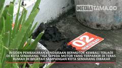 Aksi Bakar Kendaraan Teror Kota Semarang