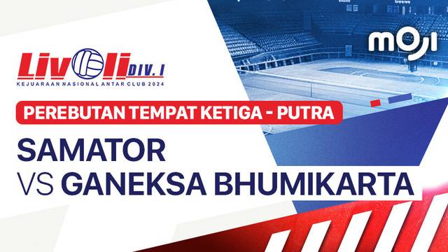 Putra: Samator vs Ganeksa Bhumikarta - Perebutan Tempat Ketiga - Full Match | Livoli Divisi 1 2024