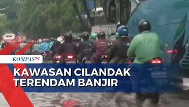 Diguyur Hujan Deras, Kawasan Cilandak Jakarta Selatan Terendam Banjir