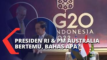 Presiden RI & PM Australia Bertemu di G20, Bahas Apa?