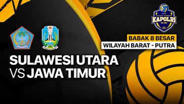 Full Match | Putra: Sulawesi Utara vs Jawa Timur | Piala Kapolri 2023