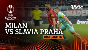 Milan vs Slavia Praha - Highlights | UEFA Europa League 2023/24