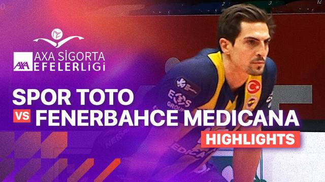 Spor Toto vs Fenerbahce Medicana - Highlight | Turkish Men's Volleyball League 2025/26