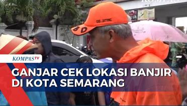 Ganjar Pranowo Tinjau Langsung Sejumlah Titik di Kota Semarang yang Terdampak Banjir