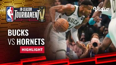 Milwaukee Bucks vs Charlotte Hornets - Highlights | NBA In-Season Tournament 2023