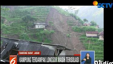 Longsor Bukit di Bandung Barat, Warga Terisolir - Liputan 6 Siang