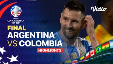 Argentina vs Colombia - Highlights | CONMEBOL Copa America USA 2024 - Final
