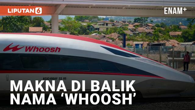 Makna Logo dan Nama Kereta Cepat Jakarta-Bandung 'Whoosh' | Liputan6