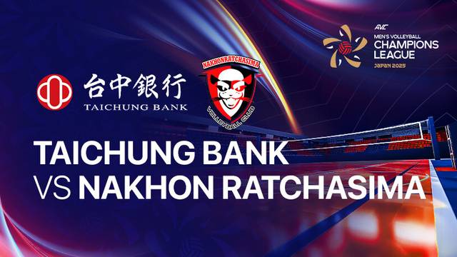 Taichung Bank vs Nakhon Ratchasima Qmin VC - Full Match | AVC Men's Volleyball Champions League