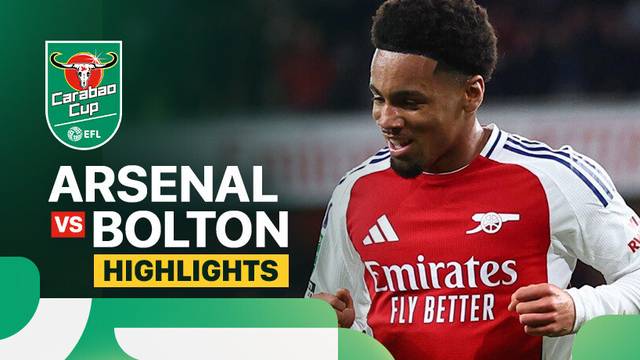 Arsenal vs Bolton - Highlights | Carabao Cup