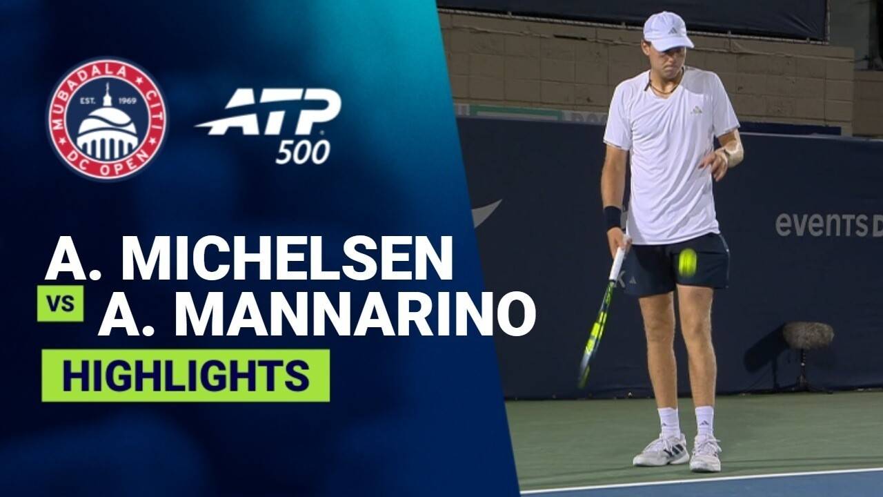 Alex Michelsen vs Adrian Mannarino - Round 2 (John Harris) | ATP 500: Mubadala Citi DC Open 2026