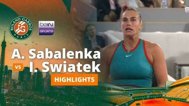 Aryna Sabalenka vs Iga Swiatek - Highlights | Roland Garros 2025