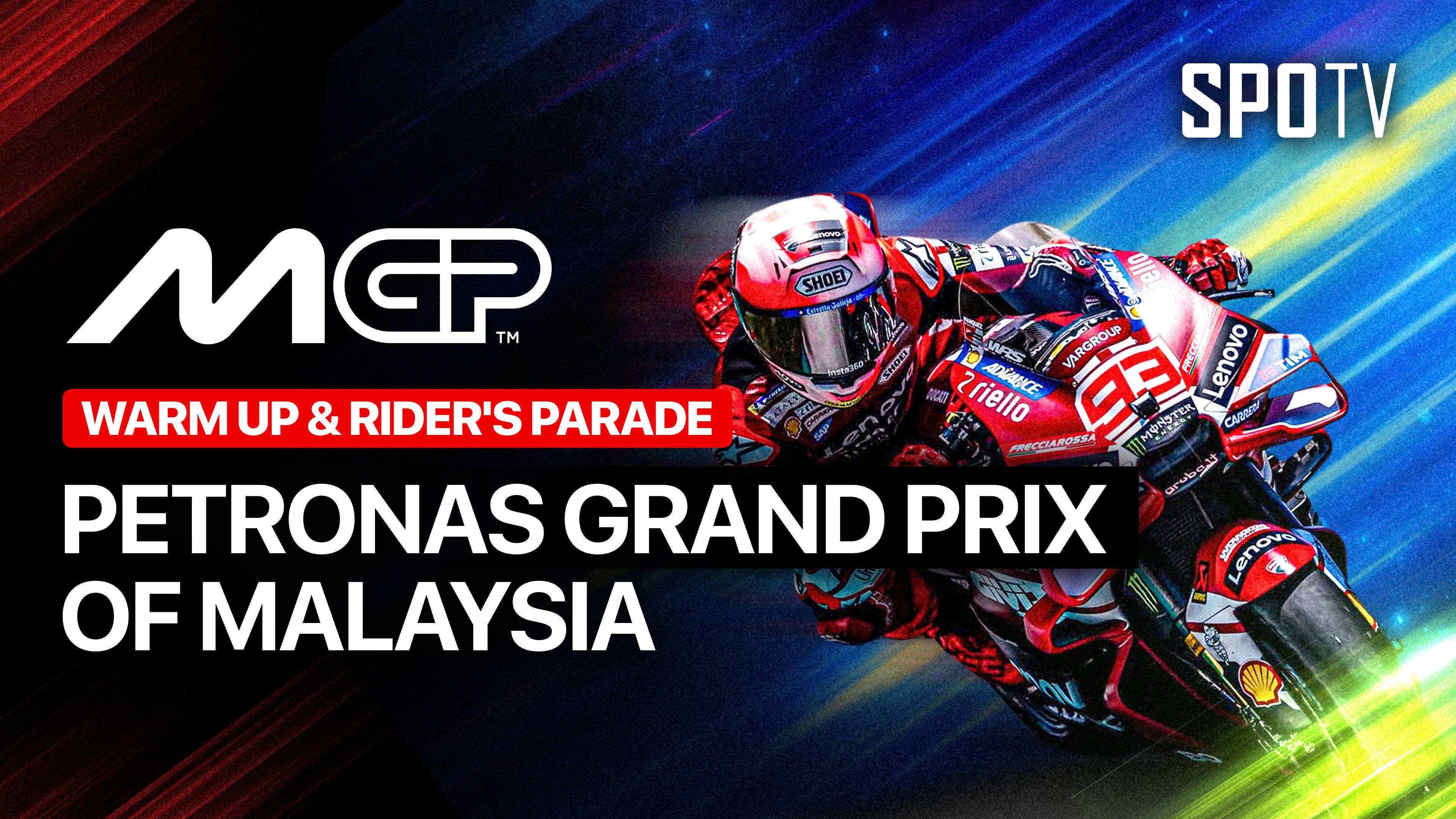 MotoGP Warm Up & Rider's Parade: PETRONAS Grand Prix of Malaysia - MotoGP 2026 Round 19