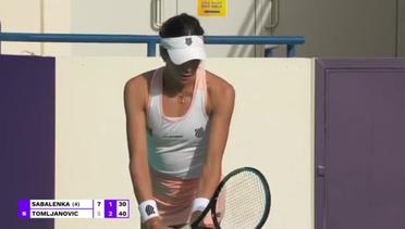 Match Highlight | Aryna Sabalenka 2 vs 0 Ajla Tomljanovic | WTA Abu Dhabi Open 2021