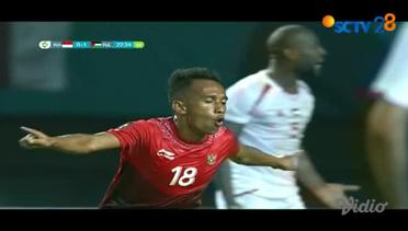 Goal Irfan Jaya - Indonesia (1) vs Palestine (1) | Sepak Bola Asian Games 2018