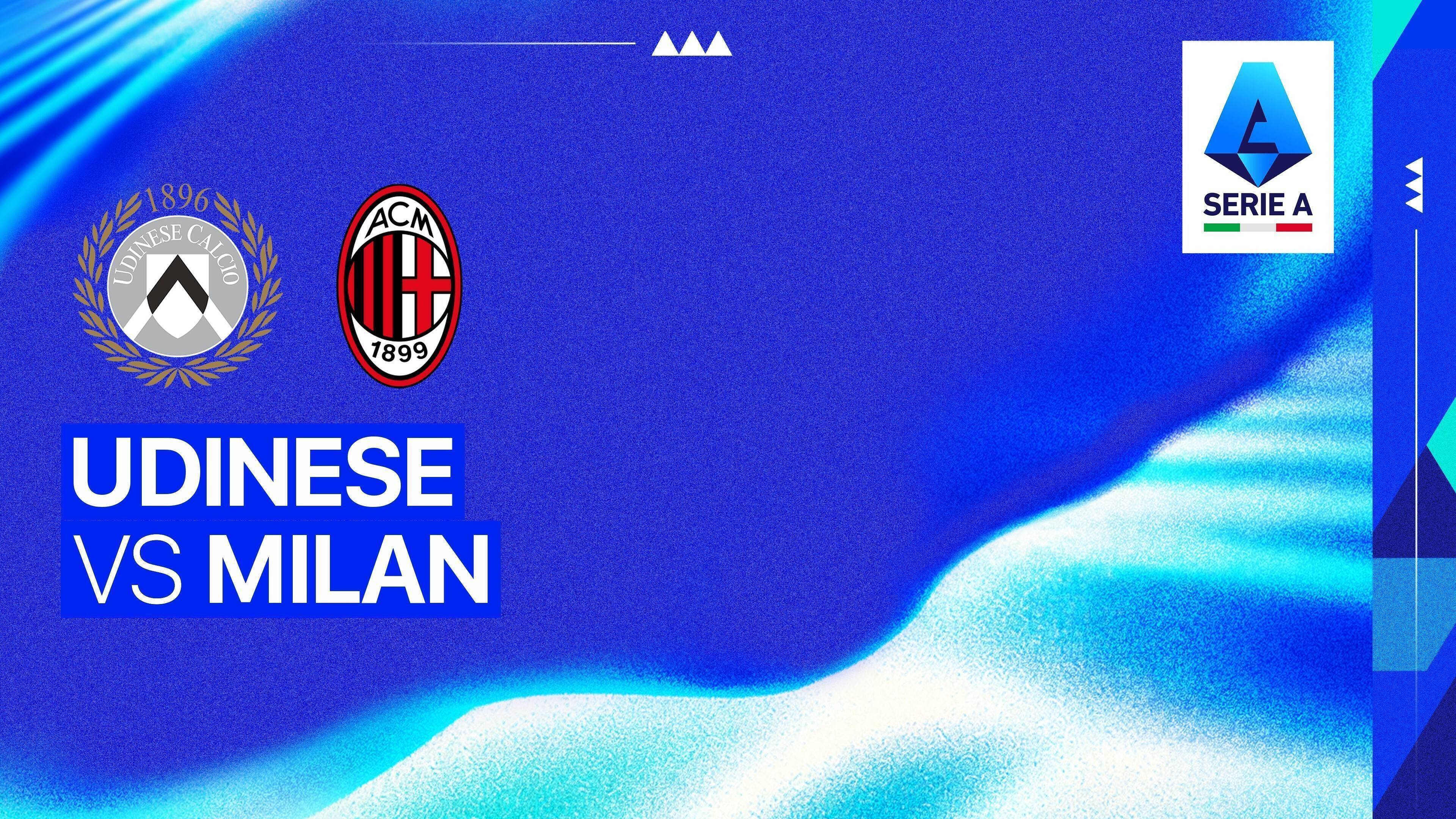Udinese Calcio vs Milan