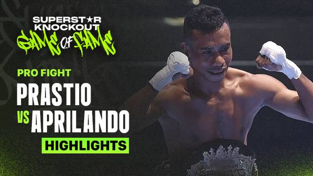 Prastio vs Aprilando Rumah Pasal - Highlights | Pro Fight | Superstar Knockout 2