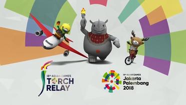 #AsianGames2018 Torch Relay Route