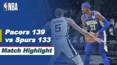 Match Highlight | Indiana Pacers 139 vs 133 San Antonio Spurs | NBA Regular Season 2020/21