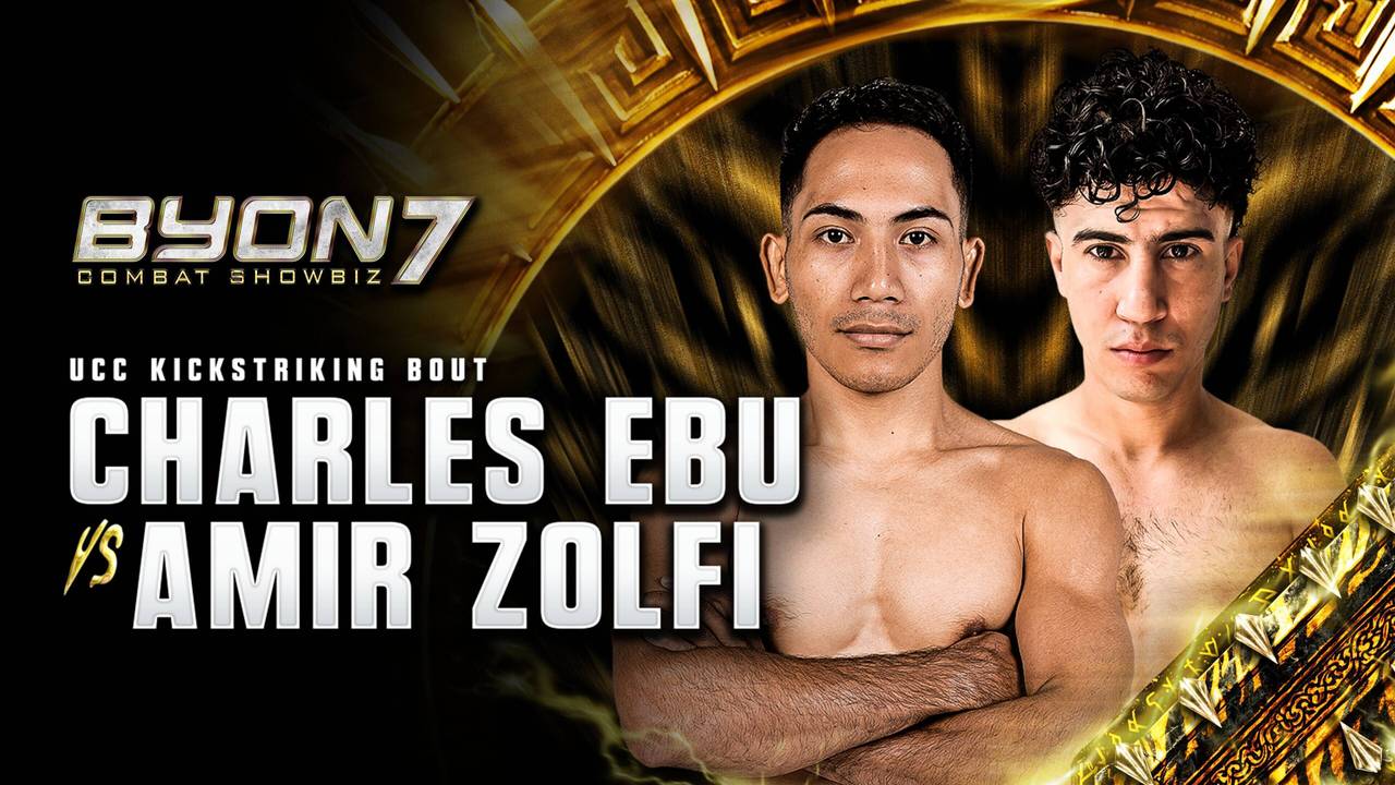Charles Ebu vs Amir Zolfi - UCC Kickstriking Bout - BYON Combat Showbiz ...