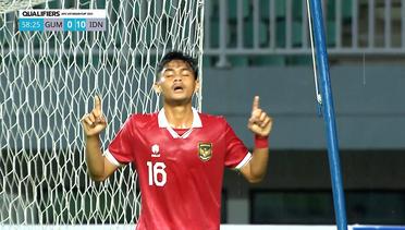 Goolll!!!! Crossing Penyelamatan Narendra Tegar Dijebloskan Muhammad Gaoshirowi (Idn) Ke Gawang Guam!!! 0-10 Indonesia Cetak Skor 2 Digit! | Kulifikasi AFC U-17