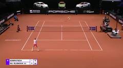 Match Highlights | Karolina Pliskova 2 vs 1 Tamara Korpatsch | WTA Porsche Tennis Grand Prix 2021