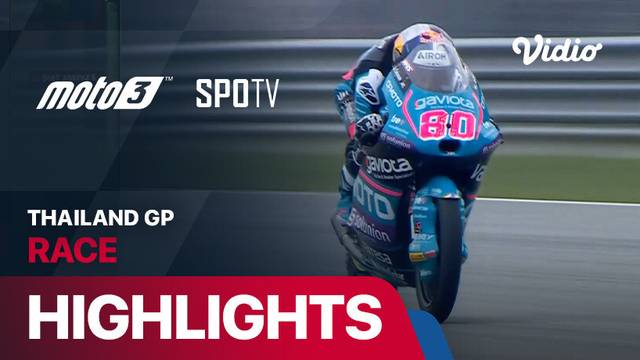 Moto3 Race: MotoGP 2024 Round 18 - PT Grand Prix of Thailand - Highlight | MotoGP 2024