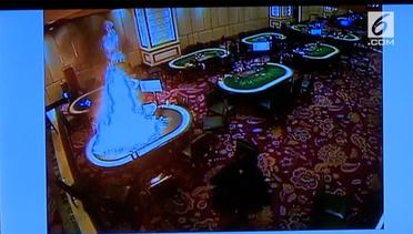 Detik-detik Pelaku Penembakan Masuk ke Kasino Manila