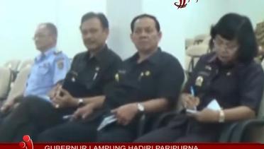 Paripurna Pandangan Umum Fraksi DPRD Lampung di Hadiri Gubernur