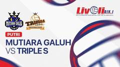 Putri: Mutiara Galuh vs Triple S - Livoli Divisi 1