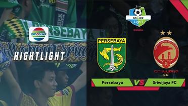 PERSEBAYA (1) vs SRIWIJAYA FC (1) - Full Highlights | Go-Jek Liga 1 bersama Bukalapak