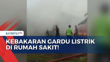 Gardu Listrik di RS Lanto Daeng Pasewang Jeneponto Terbakar, Pasien, Dokter dan Staff Panik!