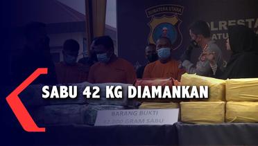 Polrestabes Medan Amankan Sabu Seberat 42 Kg