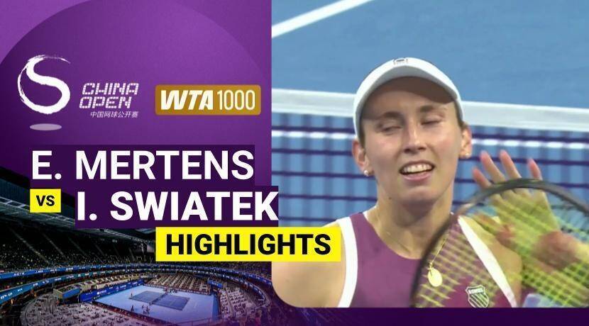 Elise Mertens vs Iga Swiatek - Women's Singles Quarterfinals | WTA 1000: China Open 2026