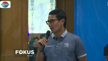 Sandiaga Uno Kunjungi Medan, Janjikan Perbaikan Ekonomi dan Lapangan Kerja - Fokus Pagi