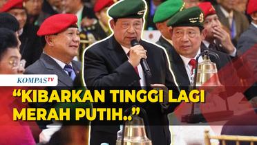 Pesan SBY ke Prabowo: Kibarkan Makin Tinggi Lagi Merah Putih di Pentas Dunia