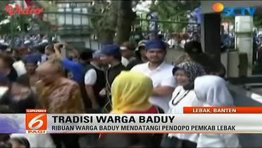 Warga Baduy Datangi Kantor Gubernur Banten dengan Berjalan Kaki Tanpa Alas - Liputan6 SCTV