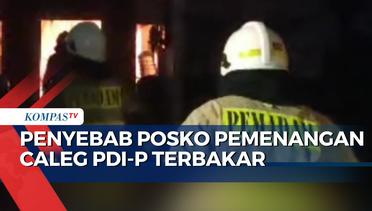 Posko Pemenangan Caleg PDI-P di Sunter Ludes Terbakar Akibat Korsleting