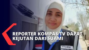 Tangis Reporter Kompas TV Pecah Saat Dihubungi Suami di Tengah Liputan Haji Jelang Wukuf di Arafah!